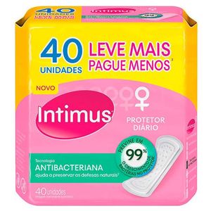 Absorvente Intimus Days Antibacteriana 40 Unidades