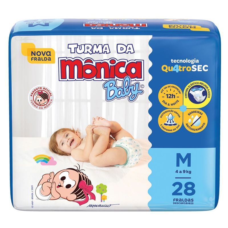 -Fralda-Infantil-Turma-Da-Monica-Jumbo-M-28-Unidades