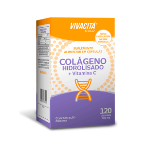 Vivacitá Gold Colágeno Hidrolisado 120 Cápsulas