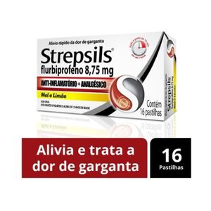 Strepsils 8,75mg 16 Pastilhas
