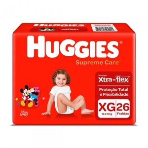 Fralda Huggies supreme Care Xg 26 Unidades