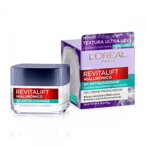 Gel Creme Preenchedor Antioleosidade L'oréal Paris Revitalift Hialurônico 49g