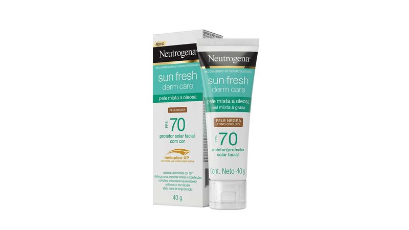 Protetor Solar Facial Neutrogena Sun Fresh Derm Care Sem Cor Fps