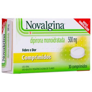 Novalgina 500mg 30 Comprimidos
