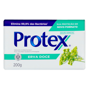 Sabonete Em Barra Protex Erva-doce 200g