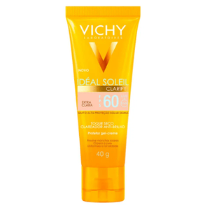 Protetor Solar Vichy Ideal Soleil Clarify Extra Claro Fps60 40g