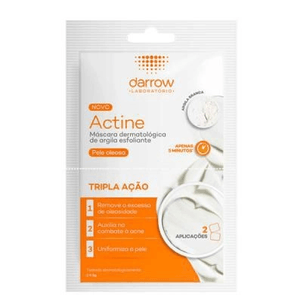 Máscara Facial Darrow Esfoliante Argila Tripla Ação 2 Sachês De 5g