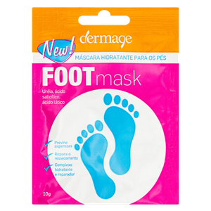 Máscara Hidratante Para Pés Dermage Foot Mask 1 Unidade