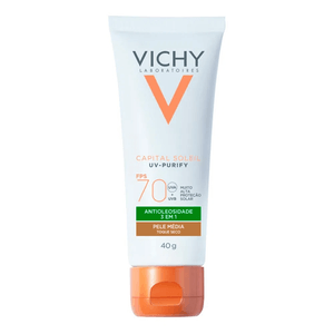 Protetor Solar Vichy Uv-purify Cor Media Fps70 40g
