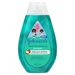 Shampoo Inf Johnson's Blackinho Poderoso 400ml