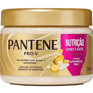 Máscara De Tratamento Capilar Intensiva Pantene Nutrição 270ml