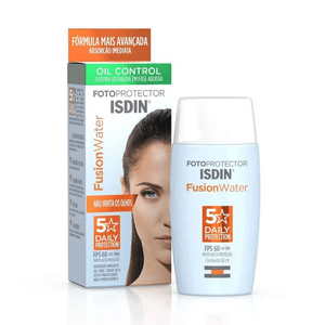 Protetor Solar Isdin Fusion Water 5 Stars Sem Cor Fps60+ 50ml