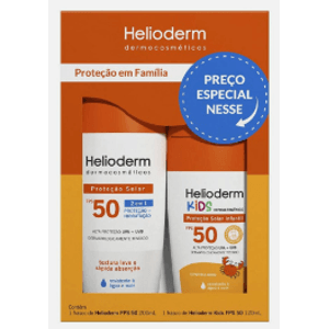 Kit Protetor Helioderm Fps50 + Kids Fps50