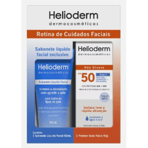 Kit Protetor Helioderm Fps50 + Sabonete