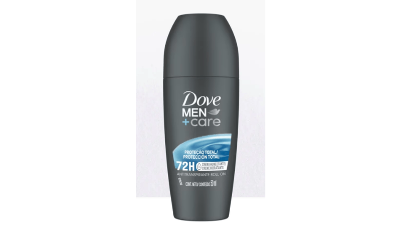 Desodorante Dove Men Care Cuidado Total Roll-on 50ml - Promofarma