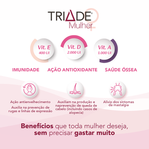 Triade Mulher 30 Cápsulas