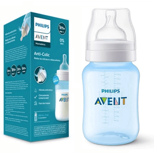 Mamadeira Avent Anticolic Azul 260ml