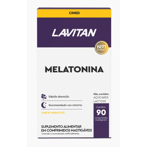 Lavitan Melatonina 90 Comprimidos Mastigáveis
