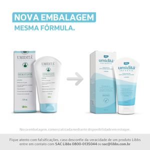 Loção Hidratante Infantil Umiditá 120ml