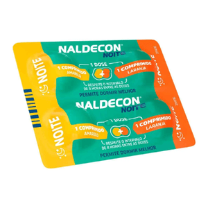 Naldecon Noite 400mg/20mg/400mg/4mg 4 Comprimidos