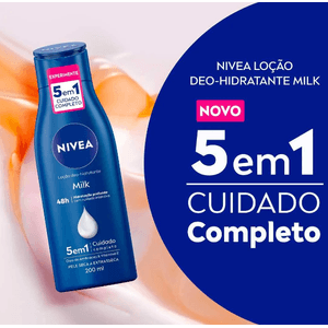 Hidratante Desodorante Nivea Milk Pele Seca A Extrasseca 200ml