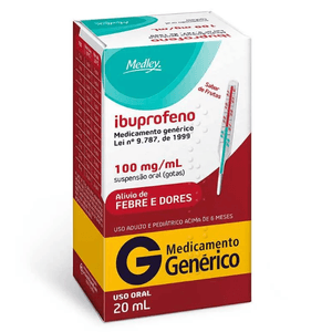 Ibuprofeno Suspensão Oral 20ml Medley