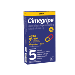Cimegripe 20 Cápsulas