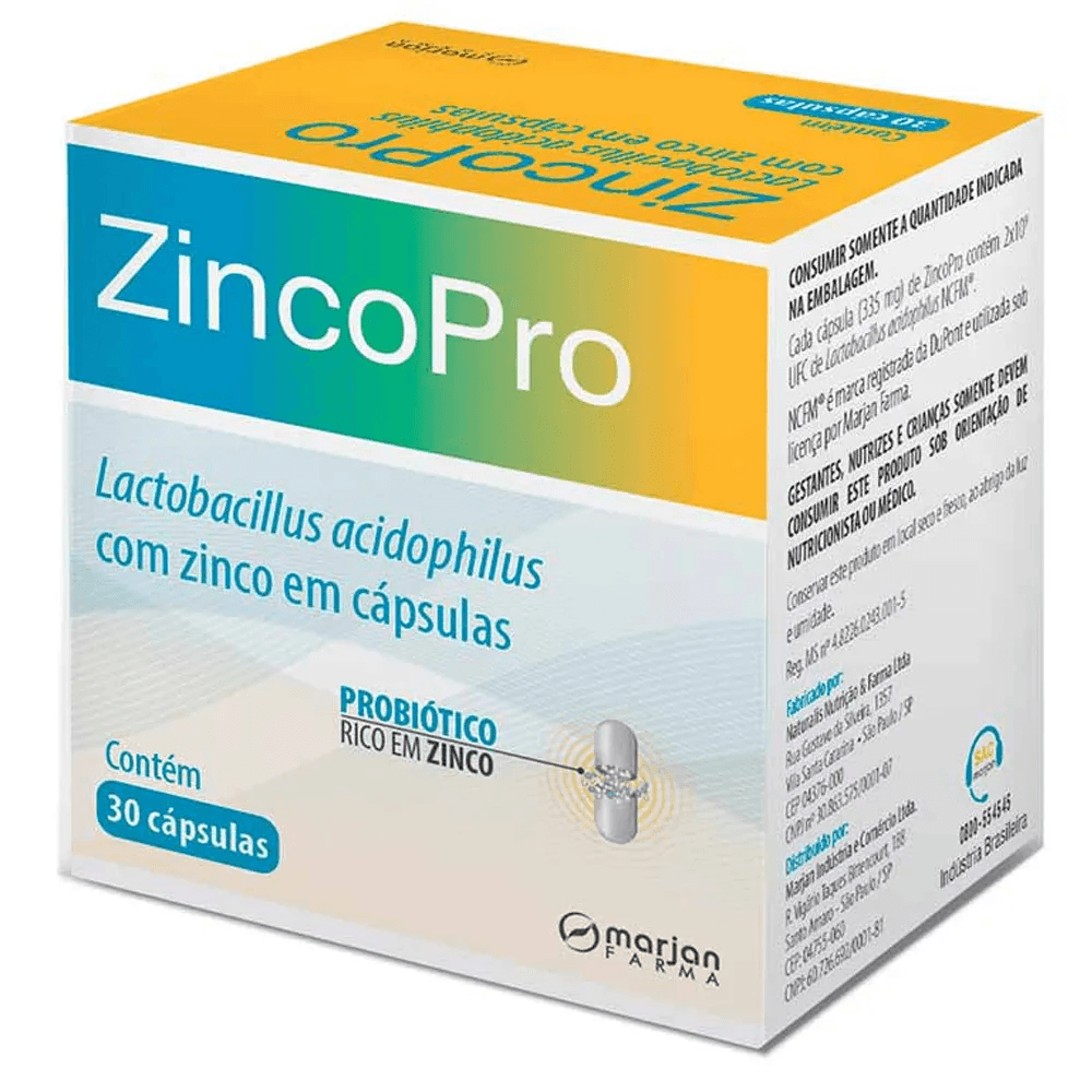 Zincopro 30 Cápsulas - PromoFarma