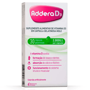Addera D3 2.000ui 30 Cápsulas Moles