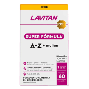 Lavitan Super Fórmula A-z +mulher 60 Comprimidos Revestidos