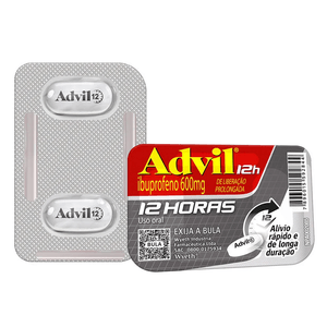 Advil 12h 600mg 2 Comprimidos Revestidos