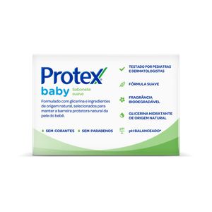 Sabonete Em Barra Protex Baby Glicerina 85g