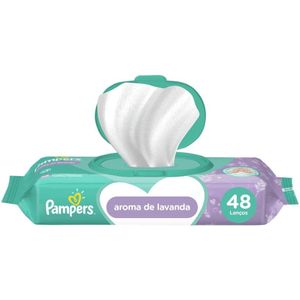Lenços Umedecidos Pampers Aroma De Lavanda 48 Unidades