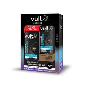 Kit Vult Cabelos Recarga De Hidratação Shampoo 200ml + Condicionador 200ml
