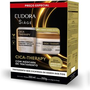 Kit Siàge Cica-therapy Shampoo 250ml + Máscara 250g