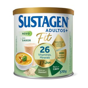 Sustagen Adultos+ Fit Sem Sabor 370g
