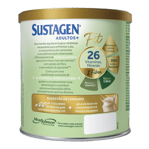 Sustagen Adultos+ Fit Sem Sabor 370g