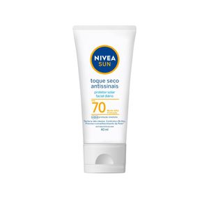 Protetor Solar Facial Nivea Sun Toque Seco Antissinais Fps70 40ml