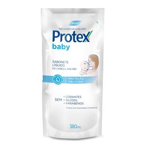 Refil Sabonete Líquido Protex Baby Proteção Delicada 380ml