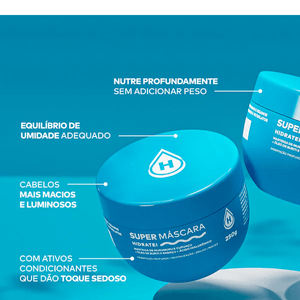 Super Máscara Capilar Hidratei 250g