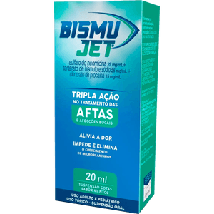 Bismu-jet Suspensão Oral 20ml