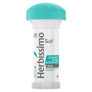 Desodorante Em Creme Herbíssimo Twist Neutro 45g