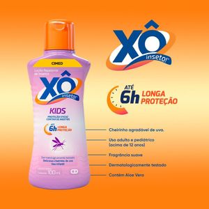 Loção Repelente Xô Inseto Kids 100ml