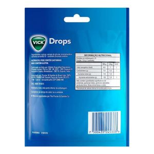 Pastilha Vick Drops Mel 20 Unidades