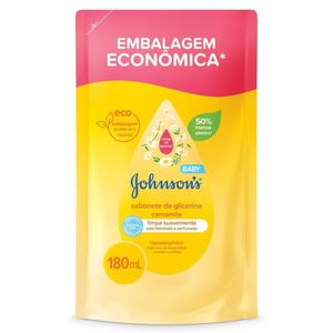 Refil Sabonete Líquido Infantil Johnson's Camomila 180ml