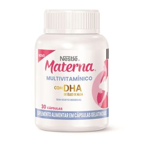 Suplemento Alimentar Nestlé Materna Multivitamínico Dha 30 Cápsulas