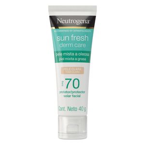 Protetor Solar Facial Neutrogena Sun Fresh Derm Care Pele Clara Fps70 40g