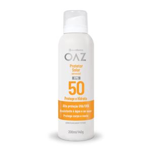 Protetor Solar Aerosol Oaz Fps50 200ml