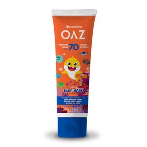 Protetor Solar Oaz Baby Shark Fps70 125ml