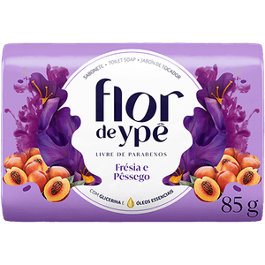 Sabonete Em Barra Flor De Ypê Frésia E Pêssego 85g
